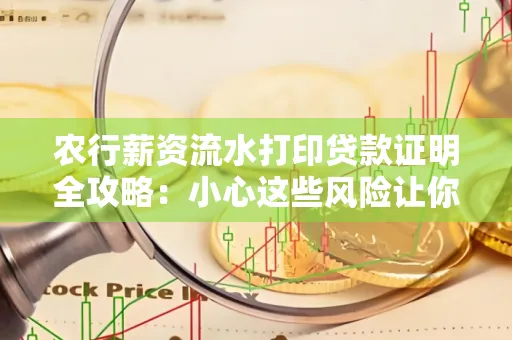农行薪资流水打印贷款证明全攻略：小心这些风险让你轻松避坑