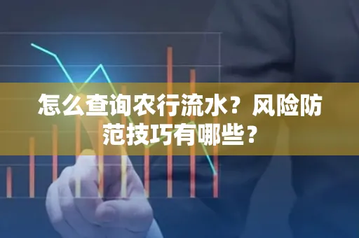 怎么查询农行流水？风险防范技巧有哪些？