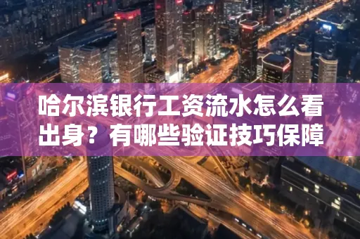 哈尔滨银行工资流水怎么看出身？有哪些验证技巧保障贷款过关？