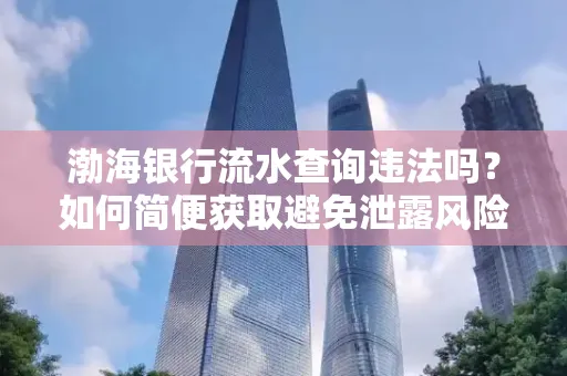 渤海银行流水查询违法吗？如何简便获取避免泄露风险